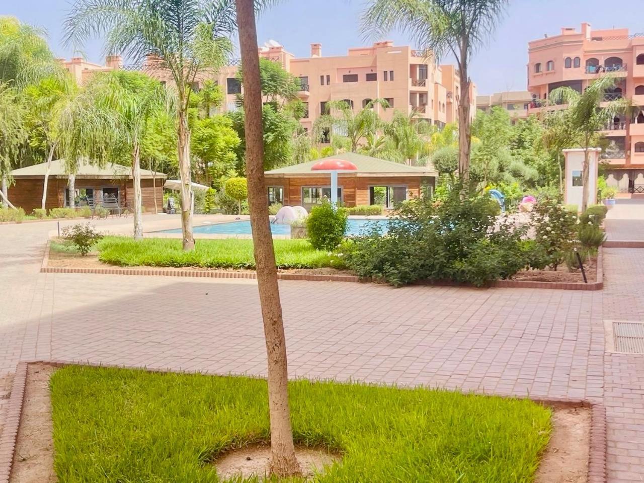 Oasis De Detente Avec Terrasse Et Vue Sur Piscine Marrakesh Exterior photo